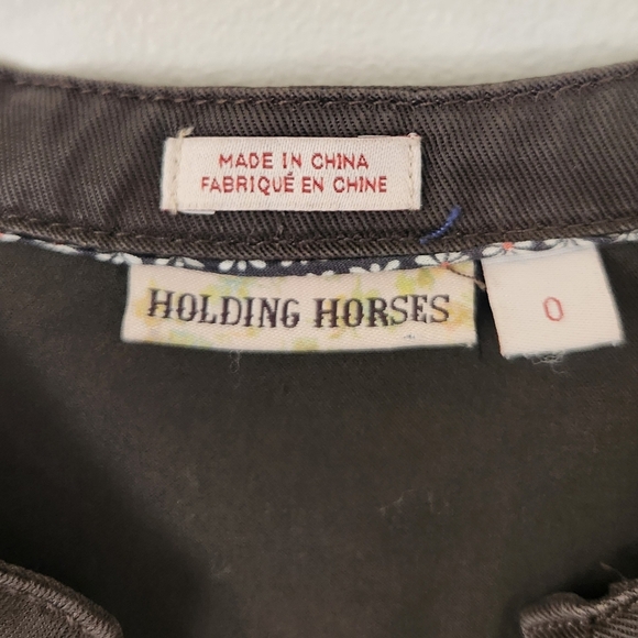 Anthropologie Holding Horses Mariona Long Sleeve Shirt Dress‎ size 0 - Picture 6 of 7